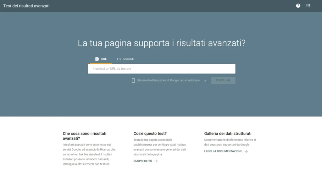 Infografica tecnica sui dati strutturati e Schema Markup implementati da Italy SWAG
